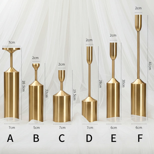 Aurelia Gold Candleholder Collection