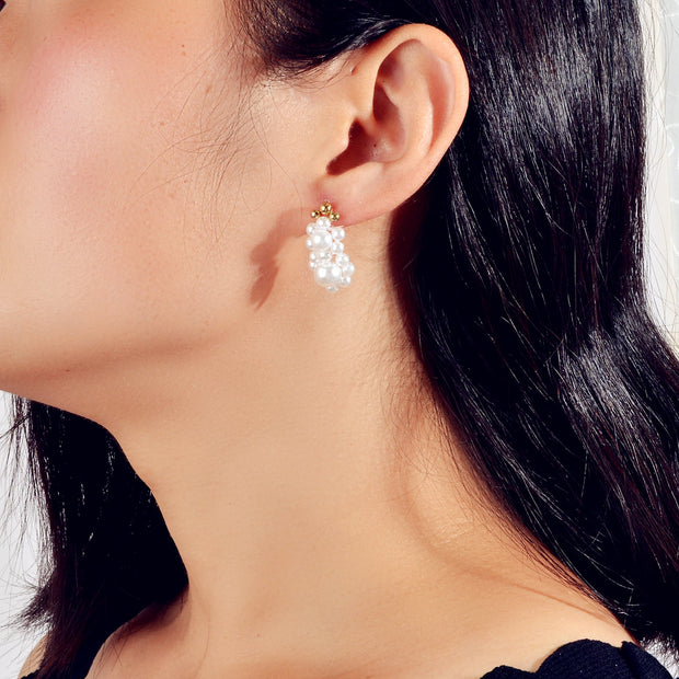 Vintage Pearl Stud Earrings