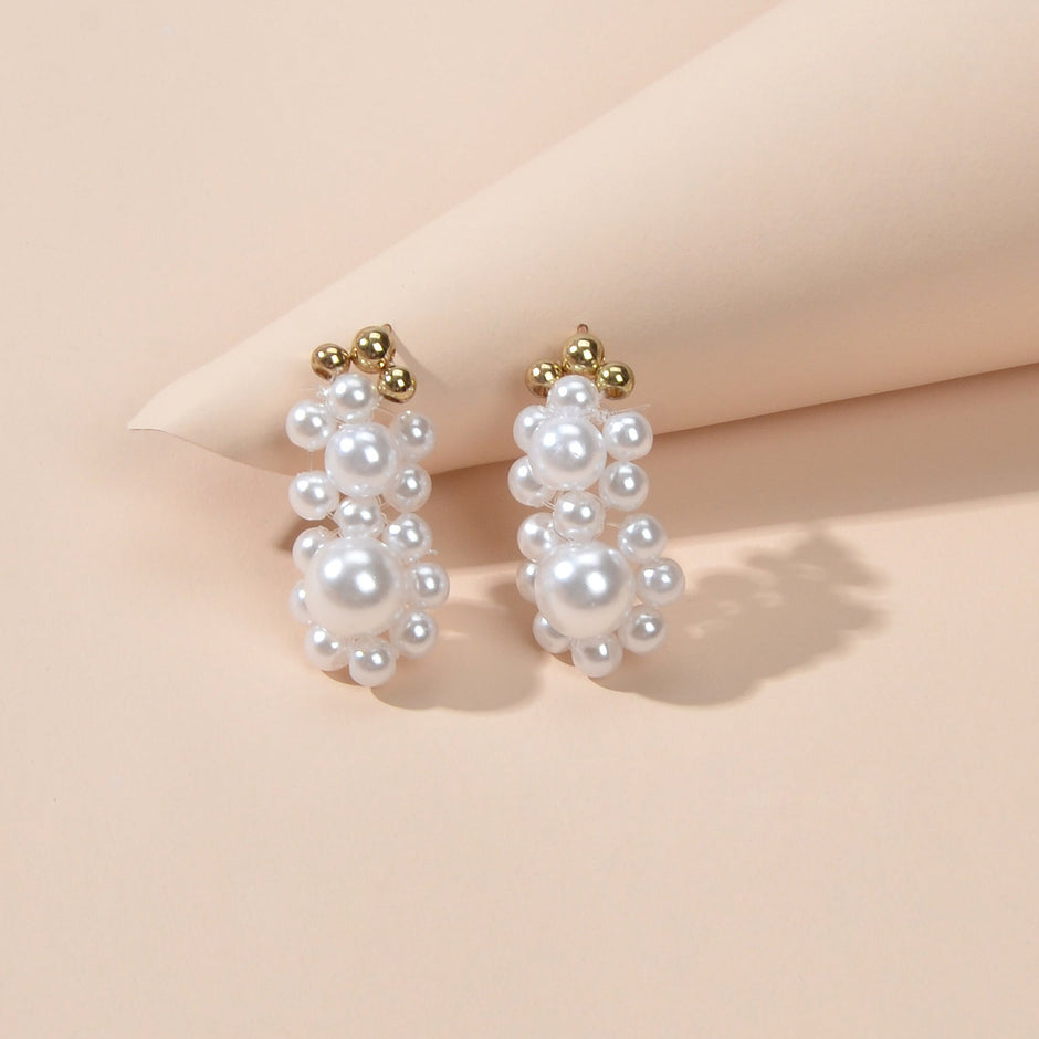 Vintage Pearl Stud Earrings