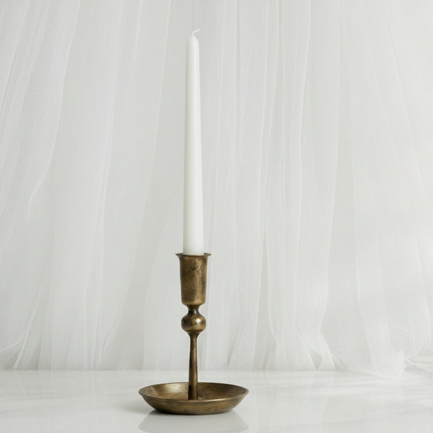 Noa Rustic Gold Candle Holder