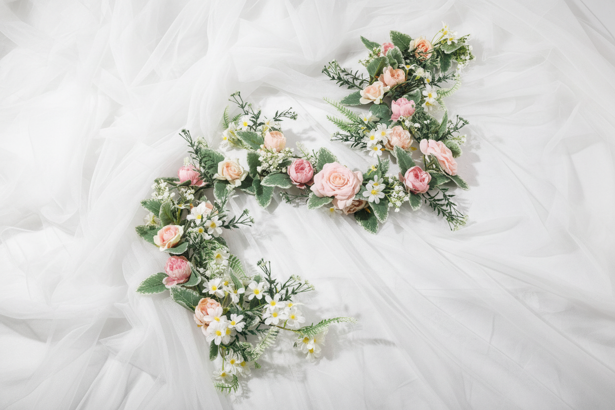 Peony & Rose Floral Garland