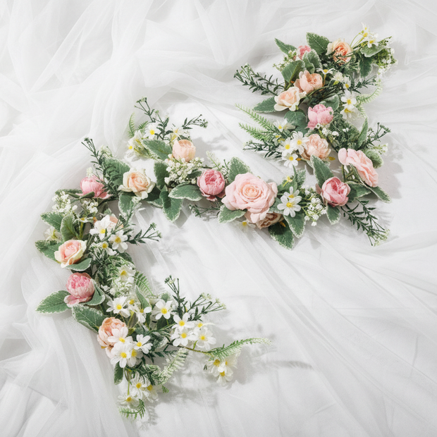 Peony & Rose Floral Garland