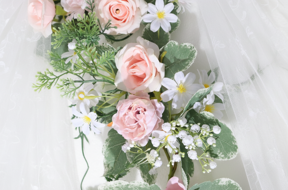 Peony & Rose Floral Garland