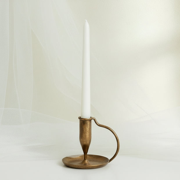 Sienna Gold Iron Candle Holder