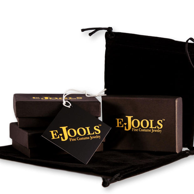 #15331 - Large Pear Drop Crystal Earrings