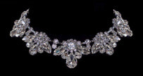 #16695 - Royal Statement Rhinestone Collar Necklace